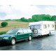 Drawbar adapter for bicycle carriers
