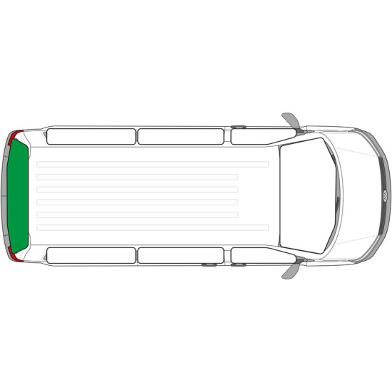 Isoflex thermal mat for Ford Transit from 2000 onwards - rear window - 1 or 2-piece