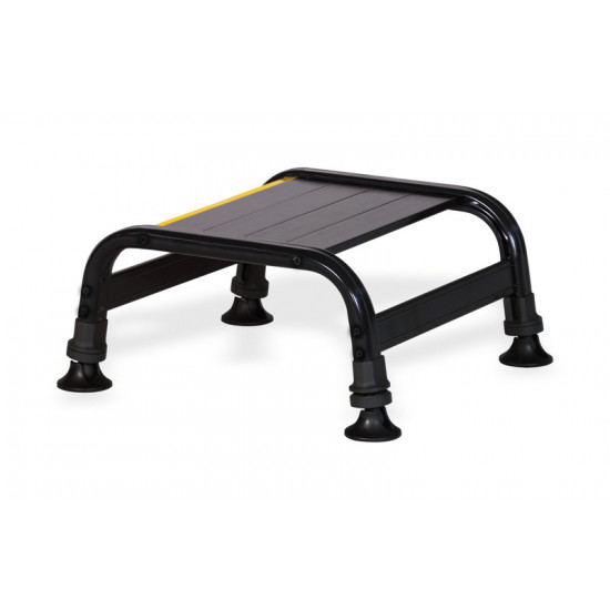 Single step, aluminum, load capacity up to 200kg