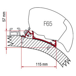 Fiamma F65 Carthago Chic adapter