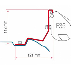 FIAMMA Mounting adapter F35 Pro 270 cm with PrivacyRoom CS Light 280