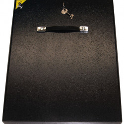 Safe, mobile safe for Globecar/Pössl W37xH14xD49cm