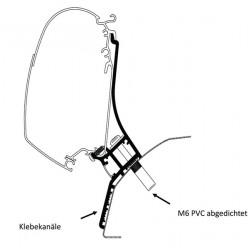 Adapter Ducato H2 400cm