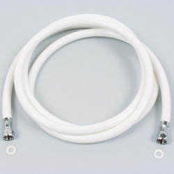 Shower hose white 1.5 m, 3/8" x 3/8"