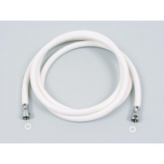 Shower hose white 1.5 m, 3/8" x 3/8"
