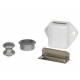 Push Lock Mini - Matte Chrome