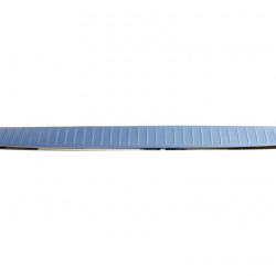 Carbest loading sill protector for Mercedes Vito, made of brushed stainless steel