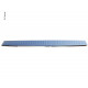 Carbest loading sill protector for Mercedes Vito, made of brushed stainless steel