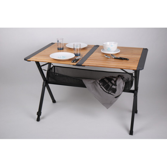Bamboo rolling table MENDOZA 110