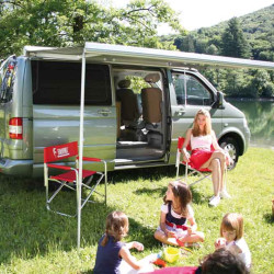 Fiamma F45S 230 Polar W, Fiamma F45S 230 Polar white, Tuch Royal Grey