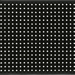 Twin rubber floor mat