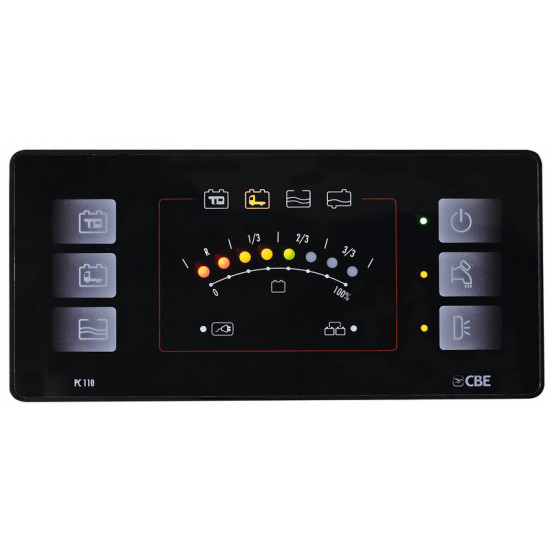 Flexible display and switching systems for 12V power supply - PC110