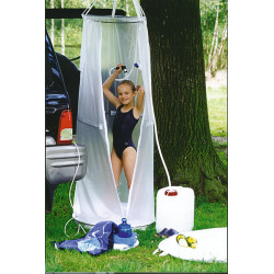 Round travel shower with tub, 70cm diameter