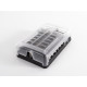 Power distribution box with 12-way fuse holder