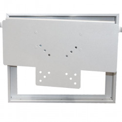 TFT holder for flush or wall mounting, swivel and tiltable