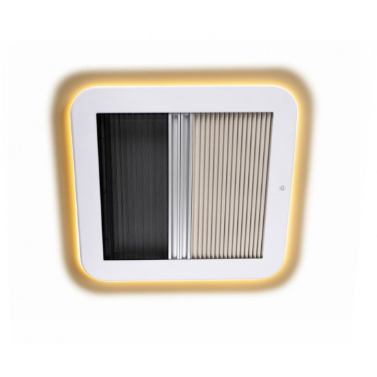 Roof vent with LED lighting 40x40 cm