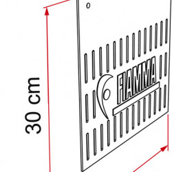 Fiamma mud flaps for Ducato motorhomes, rear, 2 pieces