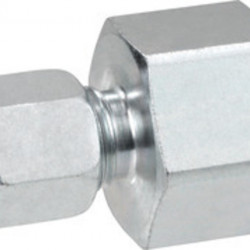 Straight screw fitting - 8 mm and 1/2"