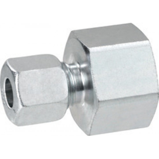 Straight screw fitting - 8 mm and 1/2"