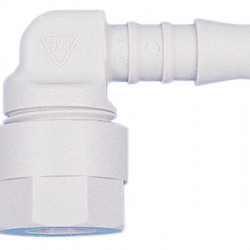 Angled connection for boiler