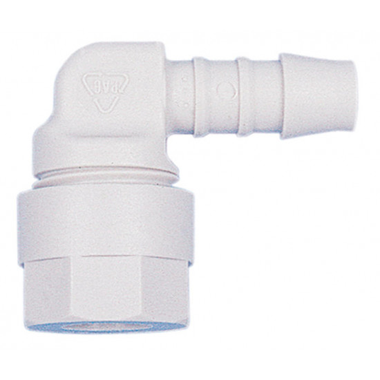 Angled connection for boiler