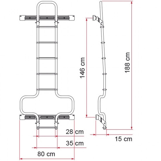 Ladder 6 DJ - Ducato, Boxer, Jumper from 620/06 - Deep Black Version