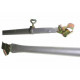 Steel tension rod/roof support rod 170-250cm, 3-piece
