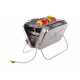 Stainless steel portable gas grill