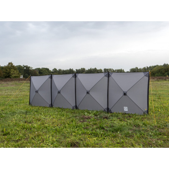 Smögen windbreak - 500 x 125 cm - Grey