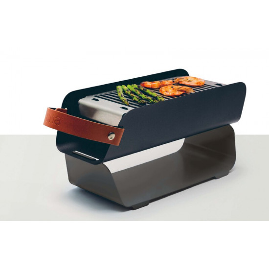 UNA Charcoal Tabletop Grill - Grey