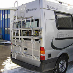 Bicycle rear carrier for Ford Transit 2000 - 2013