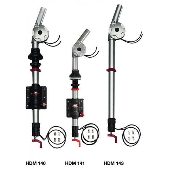 Satellite articulated mast HDM 140 1030 mm