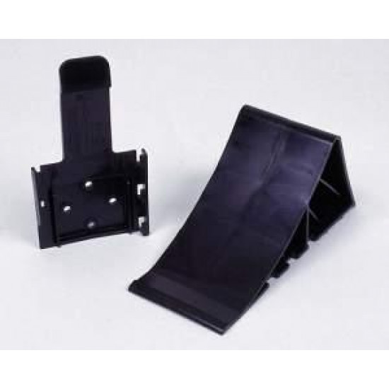 Holder for wheel chock, black