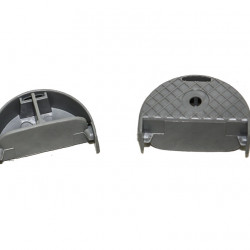 End cap. Lifting table 2pcs. grey