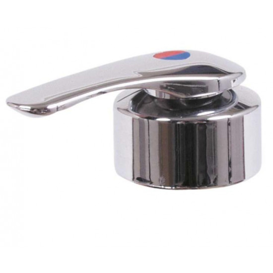 Twist under-counter mixer - chrome