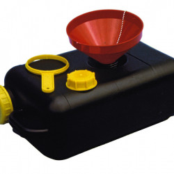 Wastewater canister, 18 liters, black