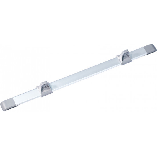 Table glide rail for wall mounting - Silver