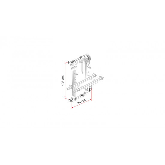Kit Frame DJ Ducato (H2/H3) from 2006 - silver