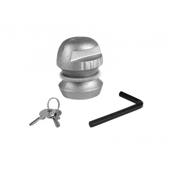 Anti-theft device for the caravan's coupling jaw