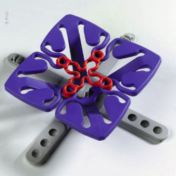 Froli Bed System Star Additional Package: 12 elements + 12 bases + 2 tension crosses