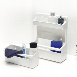 Universal shelf L in white