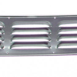Louvered plate for external ventilation
