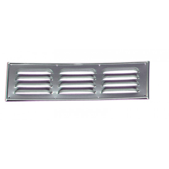 Louvered plate for external ventilation