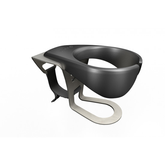 CUP-IN Cupholder for VW T5/T6 + Mercedes V-Class, Color: Titanium matt