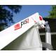 FIAMMA Awning F45S, 300cm housing Polar White, fabric Royal Grey, for right-hand drive
