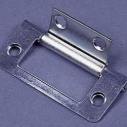 Straight flap hinge 50mm galvanized