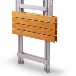 HOLIDAY TRAVEL Folding Table Single Bamboo - 50x50x60 cm