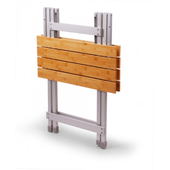 HOLIDAY TRAVEL Folding Table Single Bamboo - 50x50x60 cm