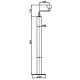 Support tube ST 48-120m.Curve