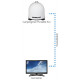 Megasat Campingman Portable ECO Satellite System - White